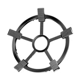 Maxbell Cast Iron Wok Support Ring Non Slip Burner Rings for Outdoor Camping Kitchen 24.8cm