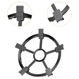 Maxbell Cast Iron Wok Support Ring Non Slip Burner Rings for Outdoor Camping Kitchen 24.8cm