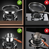 Maxbell Cast Iron Wok Support Ring Non Slip Burner Rings for Outdoor Camping Kitchen 24.8cm