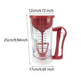 Maxbell Batter Dispenser with Scale Batter Separator Funnel for Cookie Muffins Cakes