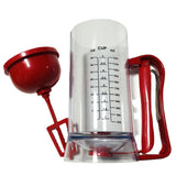 Maxbell Batter Dispenser with Scale Batter Separator Funnel for Cookie Muffins Cakes