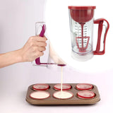 Maxbell Batter Dispenser with Scale Batter Separator Funnel for Cookie Muffins Cakes