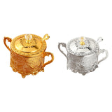 Maxbell Candy Jar Novelty Dispenser Chocolate Container for Kitchen Dinner Household Gold