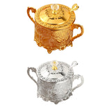 Maxbell Candy Jar Novelty Dispenser Chocolate Container for Kitchen Dinner Household Gold