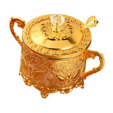 Maxbell Candy Jar Novelty Dispenser Chocolate Container for Kitchen Dinner Household Gold