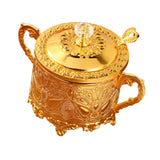 Maxbell Candy Jar Novelty Dispenser Chocolate Container for Kitchen Dinner Household Gold