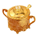 Maxbell Candy Jar Novelty Dispenser Chocolate Container for Kitchen Dinner Household Gold