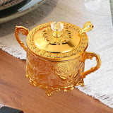 Maxbell Candy Jar Novelty Dispenser Chocolate Container for Kitchen Dinner Household Gold
