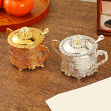 Maxbell Candy Jar Novelty Dispenser Chocolate Container for Kitchen Dinner Household Silver