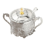 Maxbell Candy Jar Novelty Dispenser Chocolate Container for Kitchen Dinner Household Silver