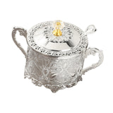 Maxbell Candy Jar Novelty Dispenser Chocolate Container for Kitchen Dinner Household Silver