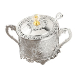 Maxbell Candy Jar Novelty Dispenser Chocolate Container for Kitchen Dinner Household Silver
