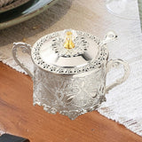 Maxbell Candy Jar Novelty Dispenser Chocolate Container for Kitchen Dinner Household Silver