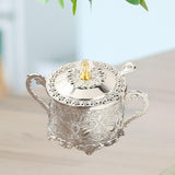 Maxbell Candy Jar Novelty Dispenser Chocolate Container for Kitchen Dinner Household Silver