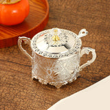 Maxbell Candy Jar Novelty Dispenser Chocolate Container for Kitchen Dinner Household Silver