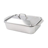 Maxbell Stainless Steel Serving Tray Steamer Tray for Party Home Use Buffet Catering Extra Small