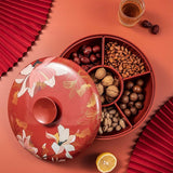 Maxbell Divided Serving Tray with Lid Serving Bowl for Spring Festival Candy