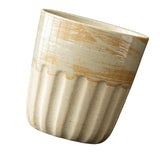 Maxbell Coffee Cup Cafes 220ml Capacity Natural Coarse Clay Birthday Gift Coffee Mug