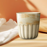 Maxbell Coffee Cup Cafes 220ml Capacity Natural Coarse Clay Birthday Gift Coffee Mug