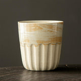 Maxbell Coffee Cup Cafes 220ml Capacity Natural Coarse Clay Birthday Gift Coffee Mug