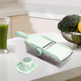 Maxbell Mandoline Slicer Handheld Veggie Shredder for 1-9mm Thickness Cooking Cheese