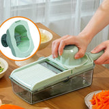Maxbell Mandoline Slicer Handheld Veggie Shredder for 1-9mm Thickness Cooking Cheese