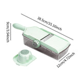 Maxbell Mandoline Slicer Handheld Veggie Shredder for 1-9mm Thickness Cooking Cheese