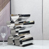 Maxbell Wine Bottle Holder Elegant Decorative Wine Bottle Stand for Home Cabinet Bar