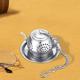 Maxbell Tea Infuser with Extended Chain Hook Stainless Steel Tea Filter for Brew Tea