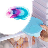 Maxbell 3 Pieces Silicone Stretch Lids Expandable for Food Storage for Cup Can Jars