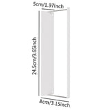 Maxbell Washing Machine Side Rack Coat Hanger Storage Basket for Home Office Bedroom white Single layer