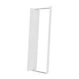 Maxbell Washing Machine Side Rack Coat Hanger Storage Basket for Home Office Bedroom white Single layer