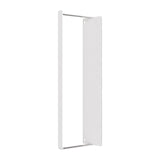 Maxbell Washing Machine Side Rack Coat Hanger Storage Basket for Home Office Bedroom white Single layer