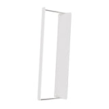Maxbell Washing Machine Side Rack Coat Hanger Storage Basket for Home Office Bedroom white Single layer