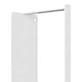 Maxbell Washing Machine Side Rack Coat Hanger Storage Basket for Home Office Bedroom white Single layer