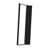 Maxbell Washing Machine Side Rack Coat Hanger Storage Basket for Home Office Bedroom black Single layer