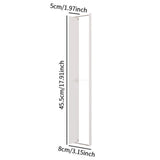 Maxbell Washing Machine Side Rack Coat Hanger Storage Basket for Home Office Bedroom white Double layer