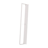 Maxbell Washing Machine Side Rack Coat Hanger Storage Basket for Home Office Bedroom white Double layer