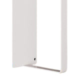 Maxbell Washing Machine Side Rack Coat Hanger Storage Basket for Home Office Bedroom white Double layer