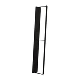 Maxbell Washing Machine Side Rack Coat Hanger Storage Basket for Home Office Bedroom black Double layer