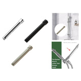 Maxbell Shower Extension Arm Shower Arm Extension Tube for Shower Head Bathroom Accs Argent