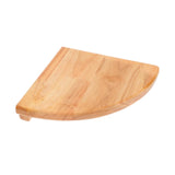 Maxbell Wall Mount Wood Float Corner Wall Shelf Display Corner Wall Shelf for Plants 22cm