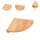 Maxbell Wall Mount Wood Float Corner Wall Shelf Display Corner Wall Shelf for Plants 22cm