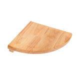 Maxbell Wall Mount Wood Float Corner Wall Shelf Display Corner Wall Shelf for Plants 24cm
