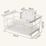 Maxbell Dish Drying Rack Sink Shelf Dish Drainer for Kitchen Counter Restaurant Home