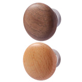 Maxbell Wood Wall Hook Multipurpose Single Coat Hat Rack for Living Room Bag Black walnut