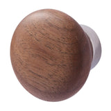 Maxbell Wood Wall Hook Multipurpose Single Coat Hat Rack for Living Room Bag Black walnut