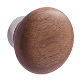 Maxbell Wood Wall Hook Multipurpose Single Coat Hat Rack for Living Room Bag Black walnut