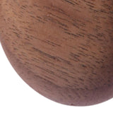Maxbell Wood Wall Hook Multipurpose Single Coat Hat Rack for Living Room Bag Black walnut