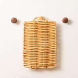 Maxbell Wood Wall Hook Multipurpose Single Coat Hat Rack for Living Room Bag Black walnut